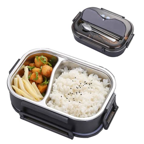 stainless steel leak proof bento box|high rated safest bento boxes.